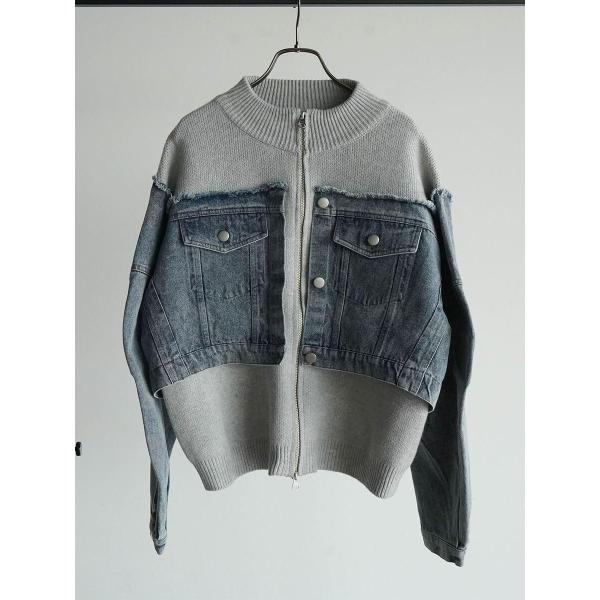 RADIATE（ラディエイト） デニムドッキングジップアップブルゾン