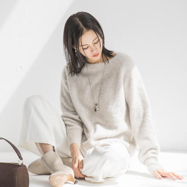 LAUTREAMONT（ロートレアモン） フォックスカシミヤニット≪洗える