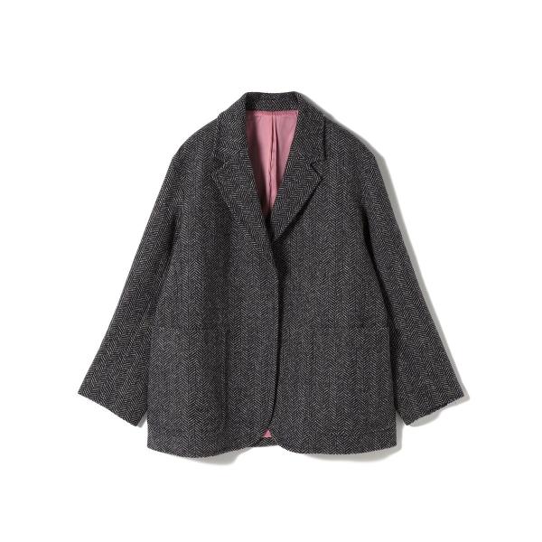 SHIPS（シップス） SHIPS Primary Navy Label:ヘリンボーンツイード