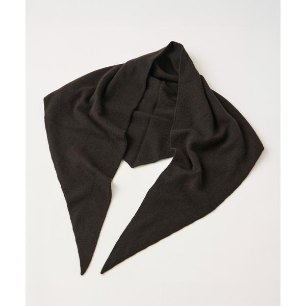 シームレストライアングルカシミヤニットストール《ASAUCE MELER