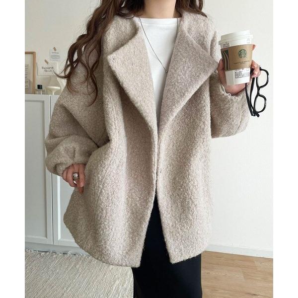 25AW新作】たっぽりコクーンシルエットでちょこっとガーリー見せ。ノー