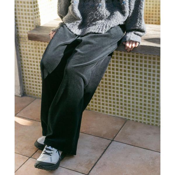 EKAL（エカル） ベロアストレートパンツ : マルイ(丸井)Yahoo!店