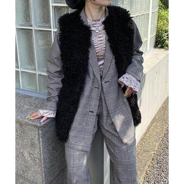 AS KNOW AS PINKY（アズノゥアズピンキー） プードルファーLベスト