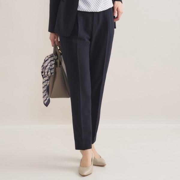 INDIVI（インディヴィ） 【通勤スーツ／洗える】ストレッチタック