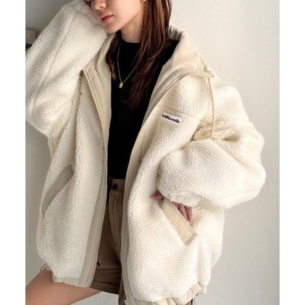 JaVaジャバコラボ》冷え知らず＆洒落見えアウター。あったかボア異素材