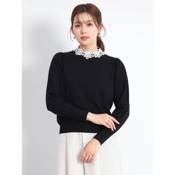 FENNEL（フェンネル） レースネックニットトップス : マルイ(丸井