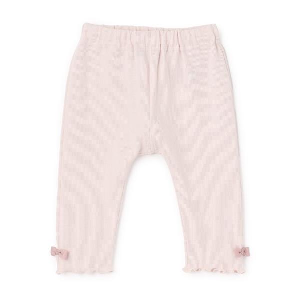 型番：9561516ブランド：プティマイン商品名：【GOODPRICE】裾リボンレギンスカラー：ピンク　/オフ　ホワイト/チャコール　