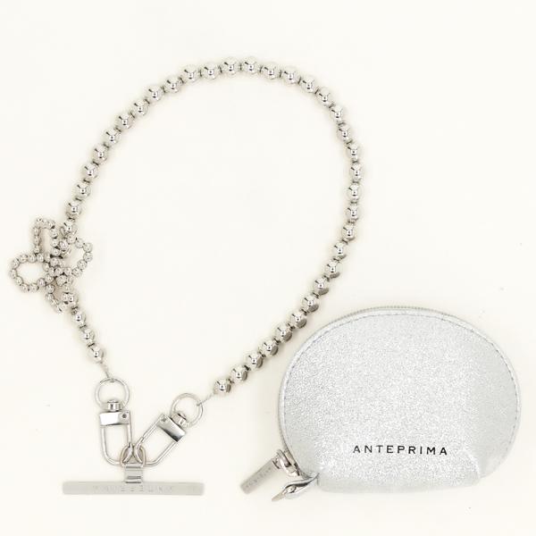 ティノ/マルチケース付きフォンタブロングストラップ/シルバー　アンテプリマ ティノ/マルチケース付きフォンタブロングストラップ/シルバー