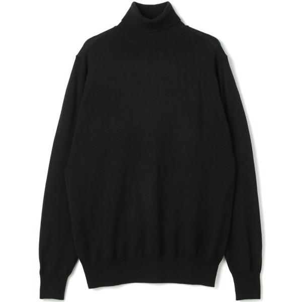 SUIT SELECT 【洗えるニット】タートルネックセーター メリノウール100