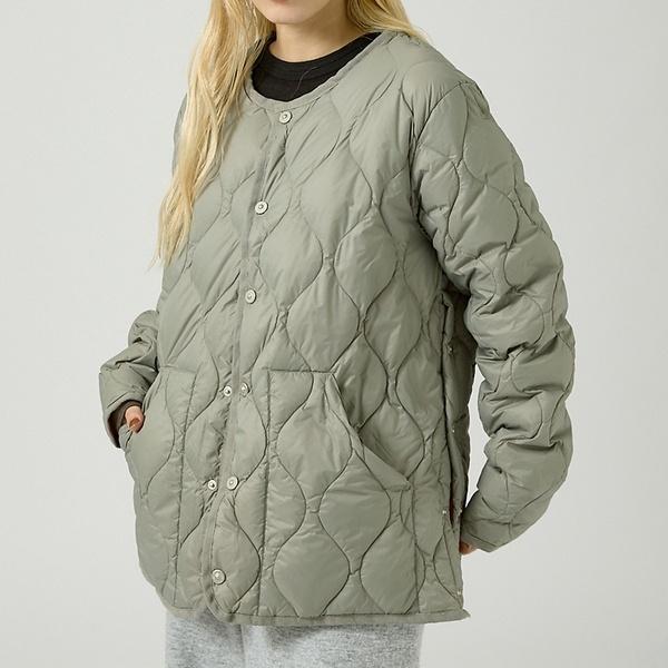 NOMINE（ノミネ） 【TAION】キルティングクルーネック ダウン