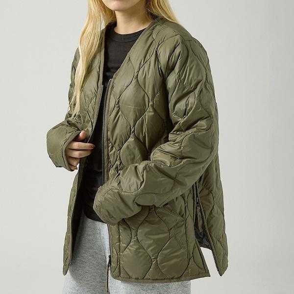 NOMINE（ノミネ） 【TAION】ミリタリー Vネック Wジップ ダウン