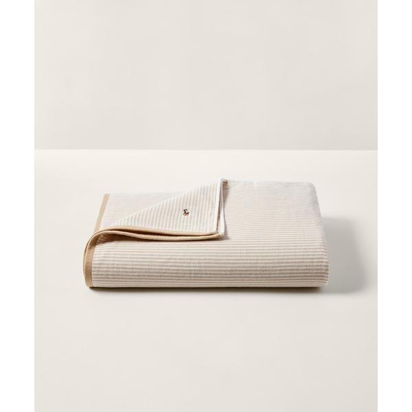 RALPH LAUREN  ハーフタオルケット オックスストライプ RALPH LAUREN HOME（ラルフ ローレン ホーム） オックスフォード
