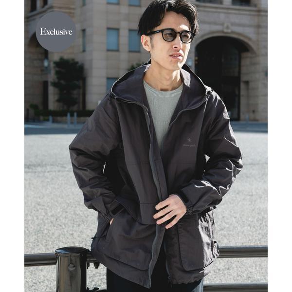 別注  Peak アーバンリサーチドアーズ ナイロンジャケット　ブラック セール】 『別注』Snow Peak Apparel×DOORS Nylon Tussah Jacket
