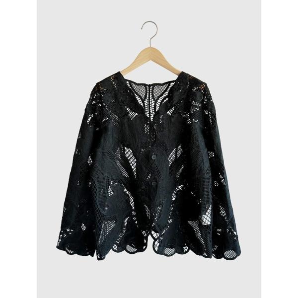 【再入荷】Floral lace blouse