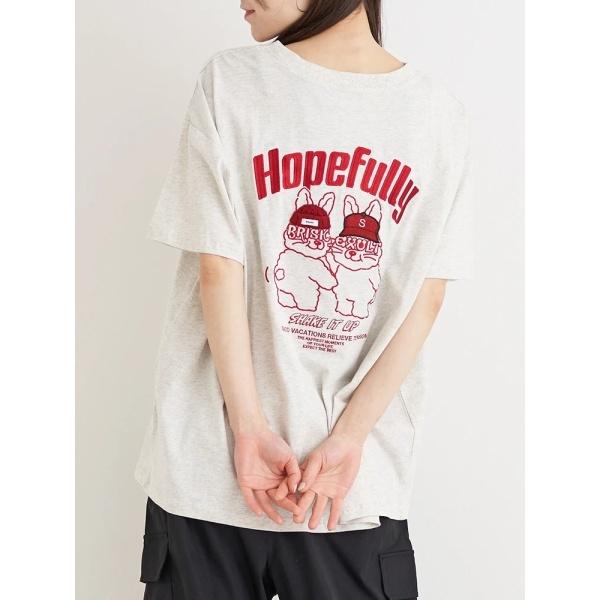 BACKウサギ刺繍Tシャツ : マルイ(丸井)Yahoo!店 - 通販 - Yahoo