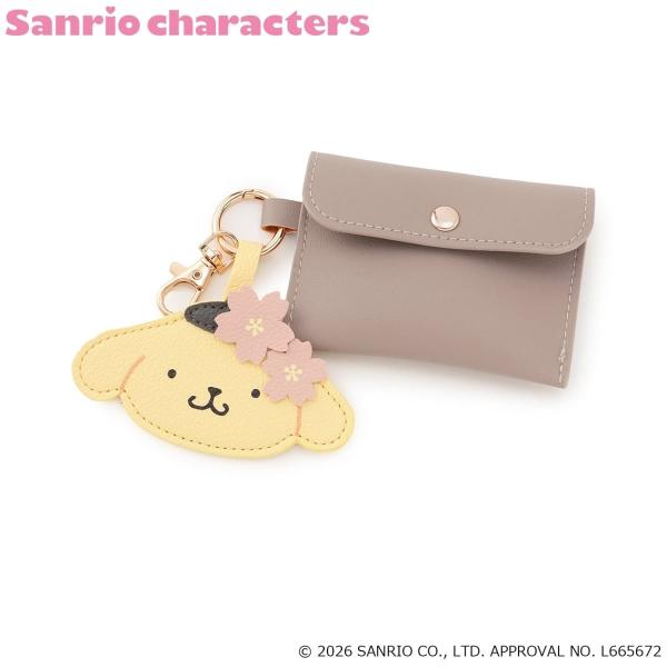 お値下げ★マイメロディショルダー財布 パウチャームサンリオキャラクターズ お値下げ☆マイメロディショルダー財布 パウチャームサンリオ