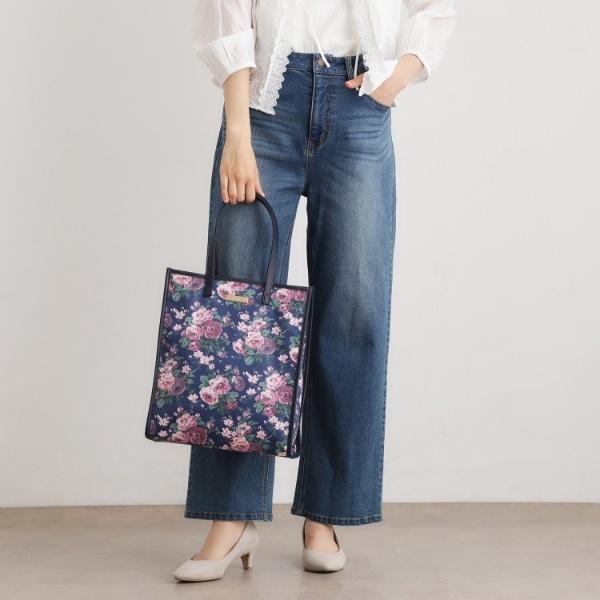 LAURA ASHLEY（ローラアシュレイ） エレンボロー ローズ柄 スクエア