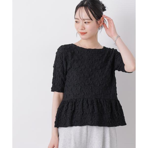 レースジャガードカットペプラムトップス : マルイ(丸井)Yahoo!店