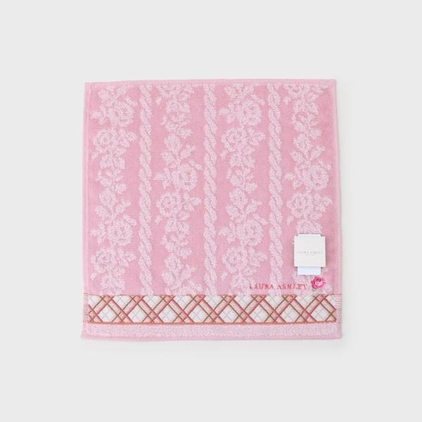 LAURA ASHLEY（ローラアシュレイ） ローズ ニット タオルハンカチ