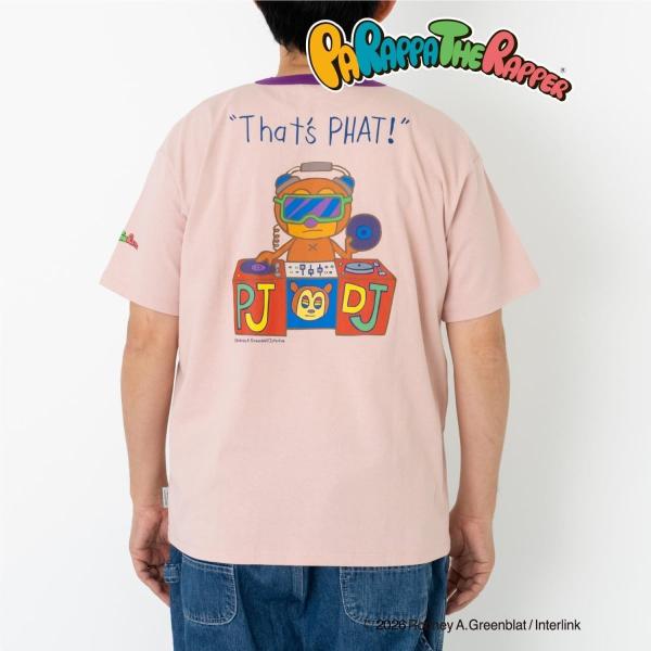 【親子リンク】【パラッパラッパー】【DAD】リンガー配色半袖Tシャツ