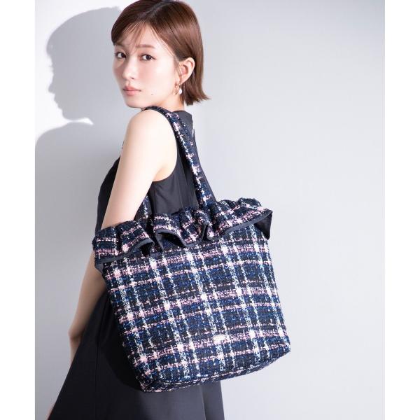 【TOCCA×岡崎紗絵コラボ・A4サイズ対応・一部カラー撥水】COLOR OF WAVES BAG