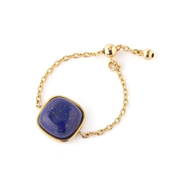 SIENA ROSE（シエナロゼ） GEMSTONE・チェーンリング[ラピスラズリ