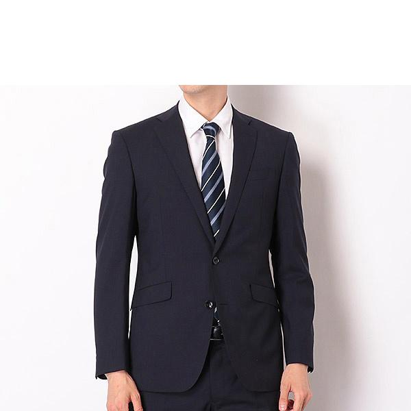 SUIT SELECT super tough 100's ネイビー スーツ WEB限定/OUTLET】【X】【年間】 1釦サテンショールカラー