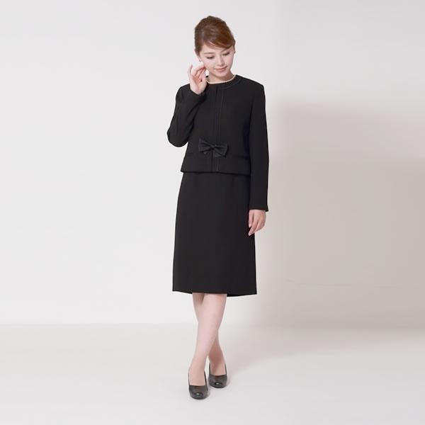 美品 大きいサイズ　Madame HIROKO ブラック　フォーマル コート ブラックフォーマル】レディース／喪服／前開き／礼服／大きい