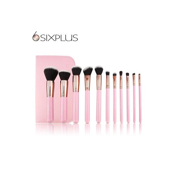SIXPLUS 【公式】SIXPLUS ロマンチックなピンク色メイクブラシ11本