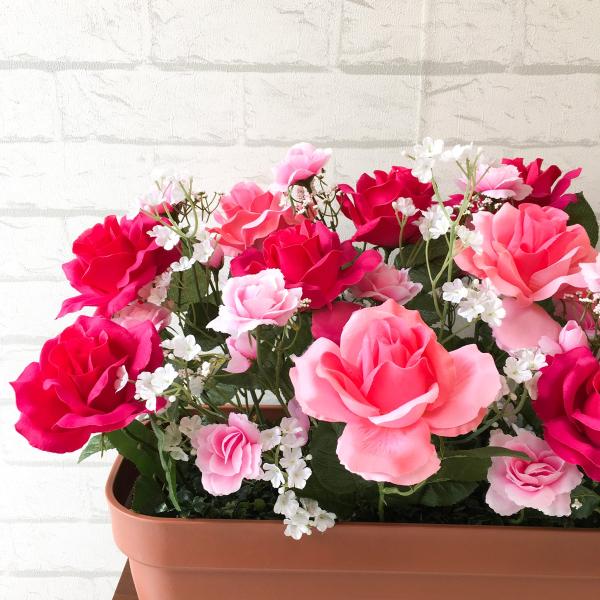 Pf015 造花プランター ローズ ピンクビューティー プランター 造花 バラ ばら 薔薇 店舗装飾 パチンコ店 住宅展示場 工事現場 ストアディスプレイ 通販 Buyee Buyee Japanese Proxy Service Buy From Japan Bot Online