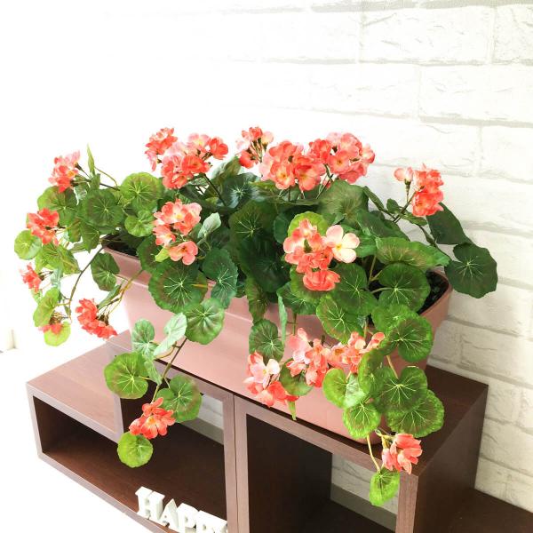 Pf052 造花プランター ゼラニウム コーラルピンク プランター 造花 ゼラニウム ガーデン装飾 店舗装飾 パチンコ店 住宅展示場 工事現場 ストアディスプレイ Buyee Buyee Jasa Perwakilan Pembelian Barang Online Di Jepang
