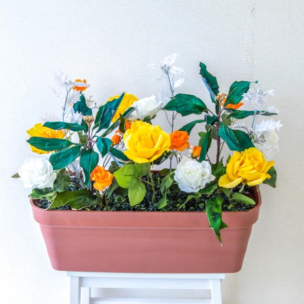 (PF664-LB)H約47cm×W約55cm(プランターサイズ：H約18cm×W約50cm×D約20cm)