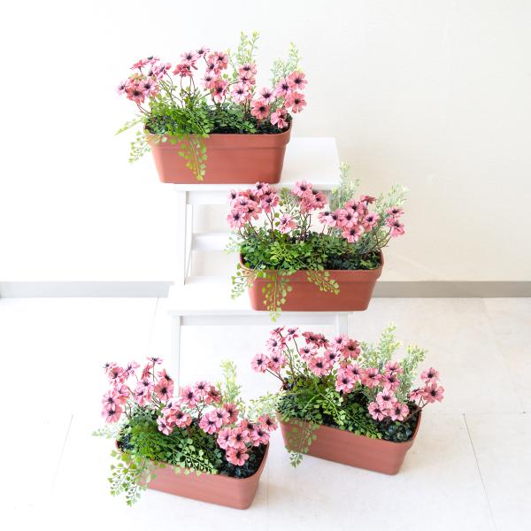 (PF725-MINI)H約30cm×W約35cm(プランターサイズ：H約12cm×W約30cm×D約13cm)