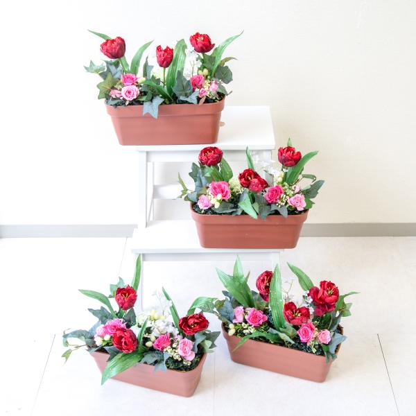 (PF726-MINI)H約25cm×W約35cm(プランターサイズ：H約12cm×W約30cm×D約13cm)