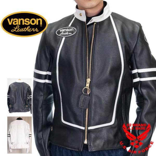 VANSON バンソン 別注カスタム シングルライダース レザー VANSON バンソン 別注カスタム シングルライダース レザー