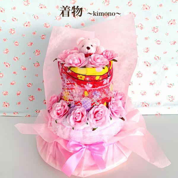 オムツケーキ 女の子 おむつケーキ ２段lucky Pink 出産祝い 送料無料 Buyee Buyee Japanese Proxy Service Buy From Japan Bot Online