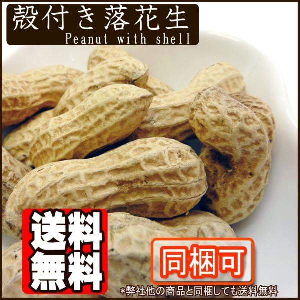 殻付落花生500g【送料無料】【食塩無添加】