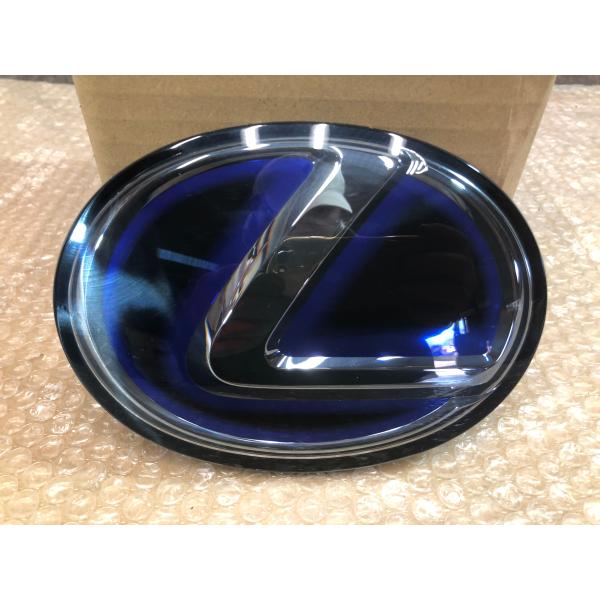 磨き済み LEXUS レクサス フロント エンブレム ヒートブルー 53141