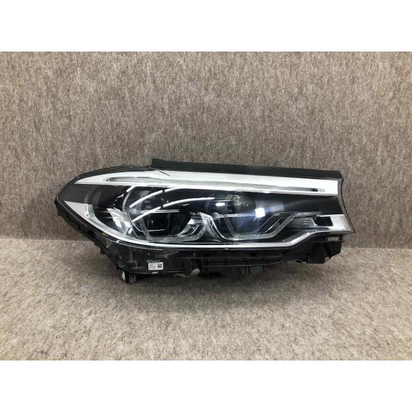 レンズ美品 磨き済み BMW 5シリーズ G30 G31 純正 右 ヘッドライト LED