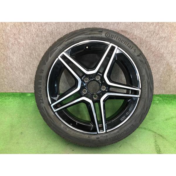 引取限定ベンツA35にて使用 BREMEN FF 18インチホイール 美中古4本 4枚セット】 アルミ 新品 ベンツ MAK BREMEN FF 18インチ 7.5J +35 PCD