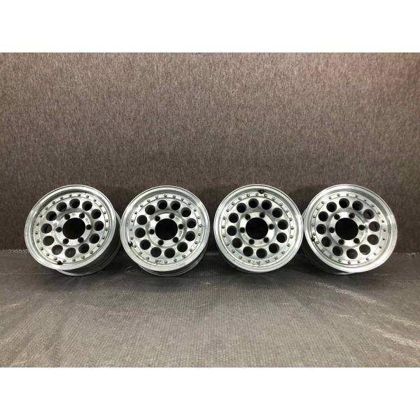 アルミホイール　5個　レンコンホイール　パジェロ　ハイエース　ジムニー　ランクル ハイエース/デリカ/ジムニー 15インチ/WedsレンコンホイールSET 6J 22