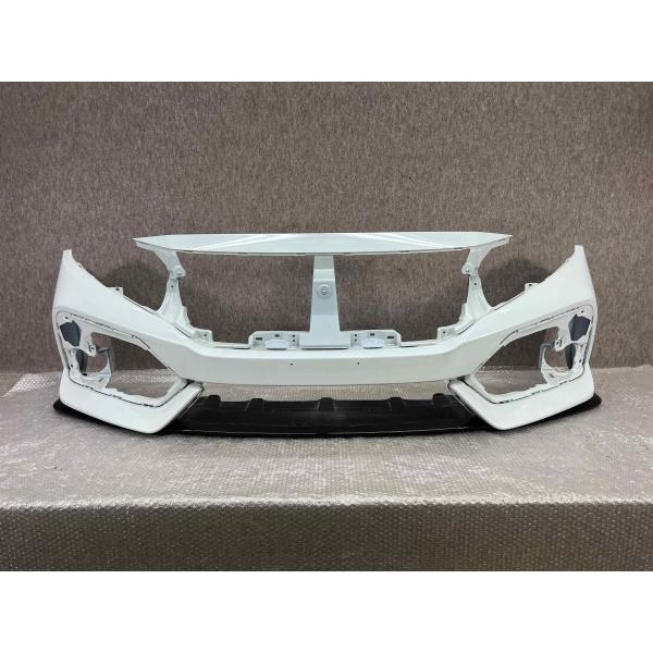 シビックハッチバックfk7 純正フロントバンパーガーニッシュ正面から見て左側 ホンダ シビック ハッチバック FK7 純正 フロントバンパー 71101-TGG