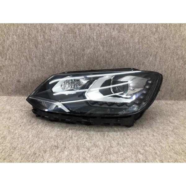 磨き済み フォルクスワーゲン シャラン 7N 左ヘッドライト HID