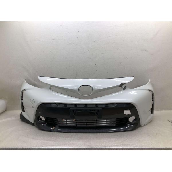 プリウスα ZVW40W 後期 純正 フロントバンパー 52119-47E00 09428_1zcb23030605