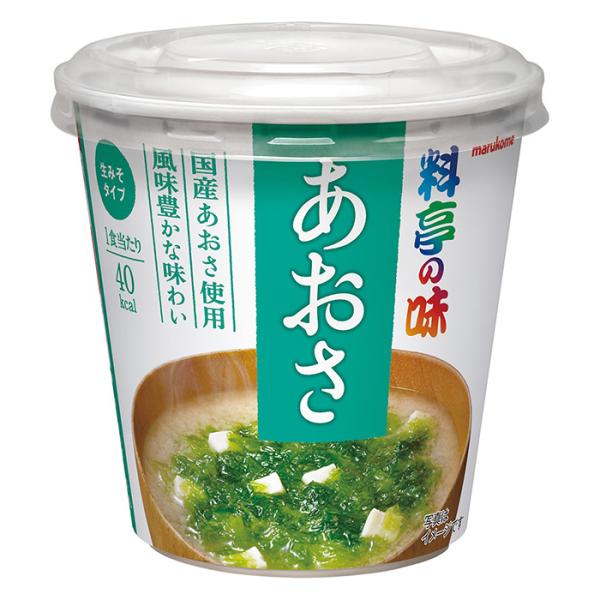 料亭の味 マルコメ カップ あおさ 1食×6個入 ／食品 : オーナイン
