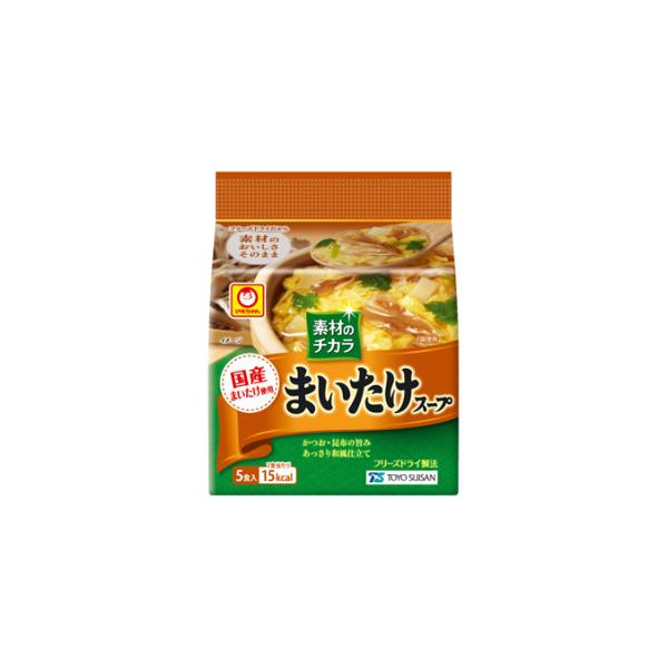 東洋水産 素材のチカラ まいたけスープ 5食入×12個 フリーズドライ ／食品
