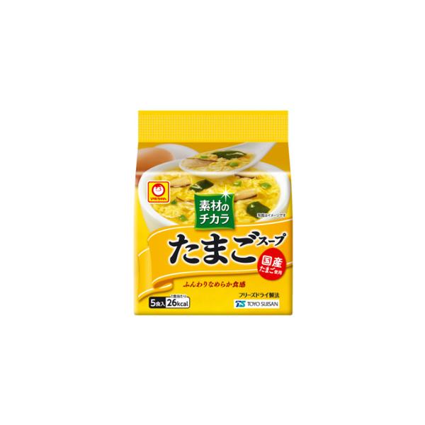 東洋水産 素材のチカラ たまごスープ 5食入×12個 フリーズドライ ／食品