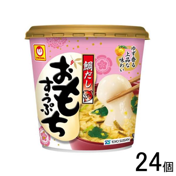 東洋水産 マルちゃん 鯛だしもちすうぷ カップ 35g×24個 お餅