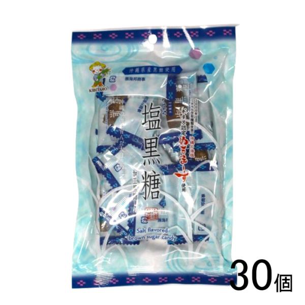 沖縄県物産公社 塩黒糖 ぬちまーす使用 90g×30個 ぬちまーす