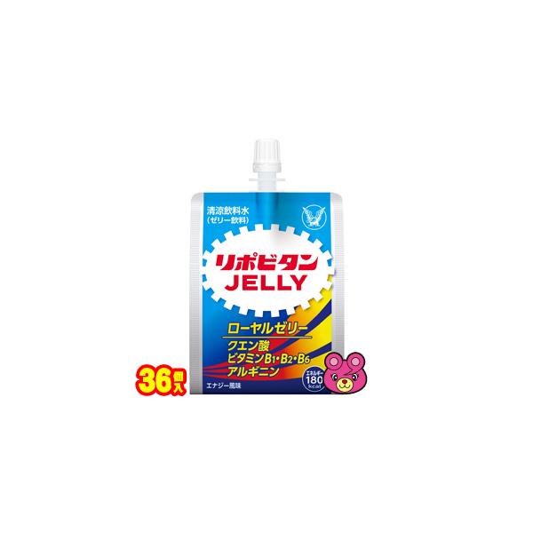 リポビタン 大正製薬 リポビタンゼリー パウチ 180g×36個入